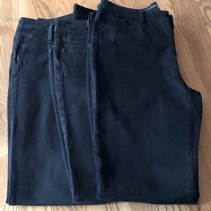 Chico’s black tall jeggings. Like new.